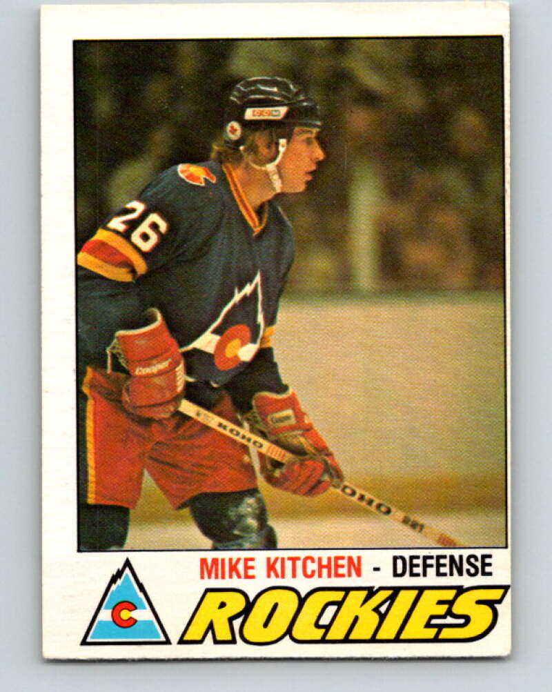 1977-78 O-Pee-Chee #267 Mike Kitchen  RC Rookie Colorado Rockies  V14834