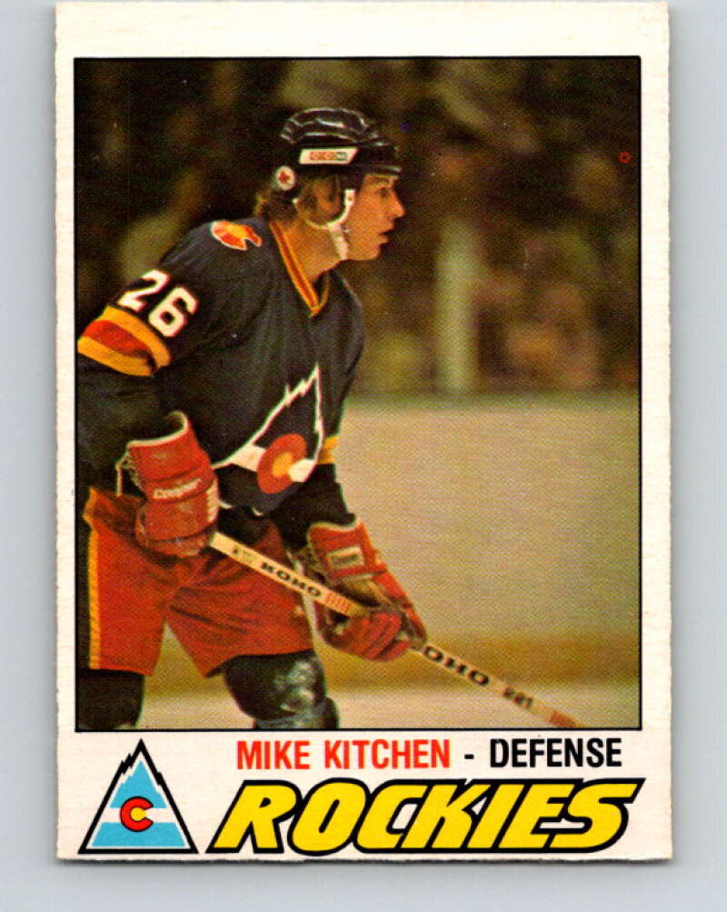 1977-78 O-Pee-Chee #267 Mike Kitchen  RC Rookie Colorado Rockies  V14835