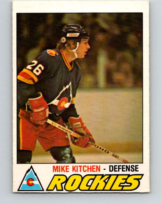 1977-78 O-Pee-Chee #267 Mike Kitchen  RC Rookie Colorado Rockies  V14835