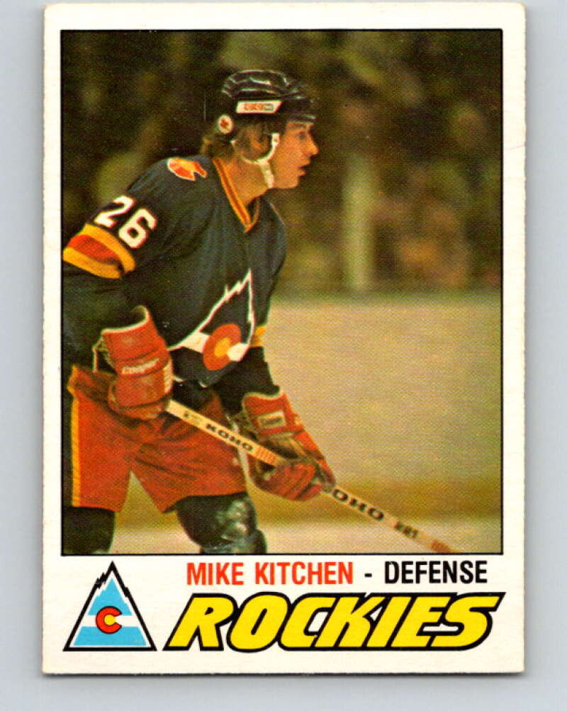 1977-78 O-Pee-Chee #267 Mike Kitchen  RC Rookie Colorado Rockies  V14836