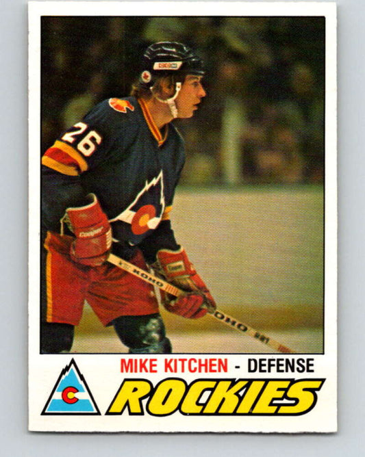 1977-78 O-Pee-Chee #267 Mike Kitchen  RC Rookie Colorado Rockies  V14837