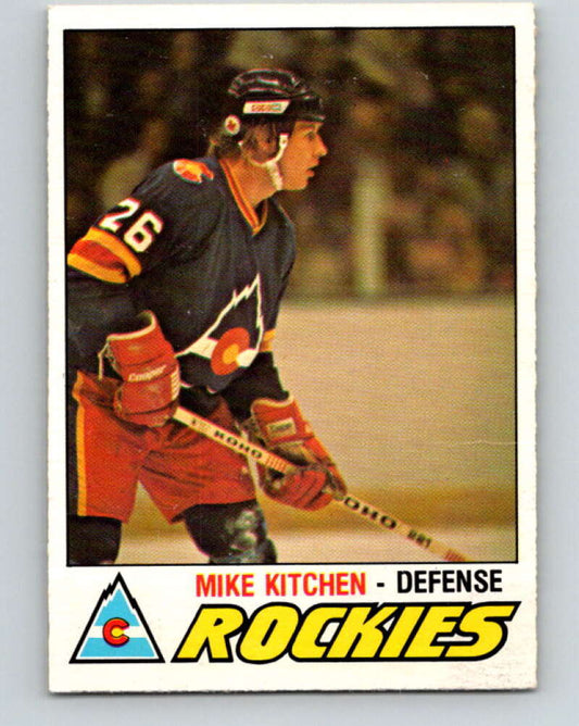 1977-78 O-Pee-Chee #267 Mike Kitchen  RC Rookie Colorado Rockies  V14838