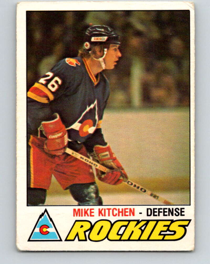 1977-78 O-Pee-Chee #267 Mike Kitchen  RC Rookie Colorado Rockies  V14839