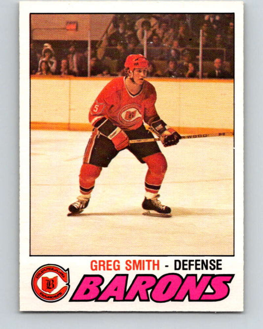 1977-78 O-Pee-Chee #269 Greg Smith  RC Rookie Cleveland Barons  V14842