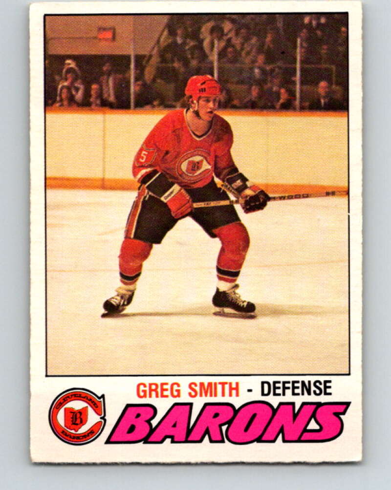 1977-78 O-Pee-Chee #269 Greg Smith  RC Rookie Cleveland Barons  V14843