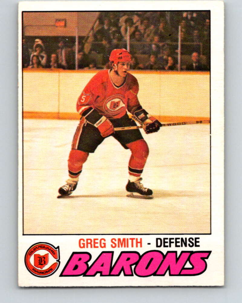 1977-78 O-Pee-Chee #269 Greg Smith  RC Rookie Cleveland Barons  V14844