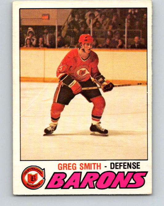 1977-78 O-Pee-Chee #269 Greg Smith  RC Rookie Cleveland Barons  V14845