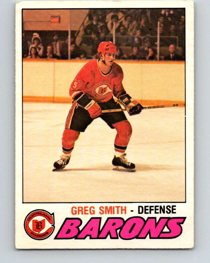 1977-78 O-Pee-Chee #269 Greg Smith  RC Rookie Cleveland Barons  V14848