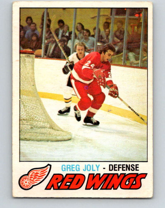1977-78 O-Pee-Chee #273 Greg Joly  Detroit Red Wings  V14880