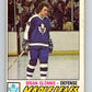 1977-78 O-Pee-Chee #275 Brian Glennie  Toronto Maple Leafs  V14891