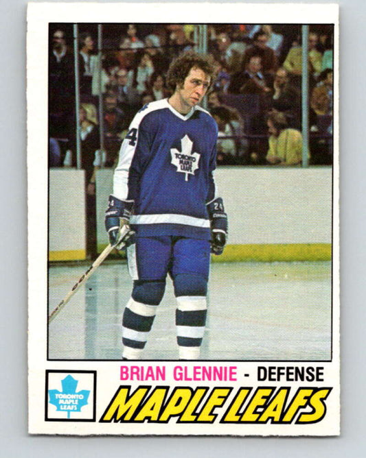 1977-78 O-Pee-Chee #275 Brian Glennie  Toronto Maple Leafs  V14892