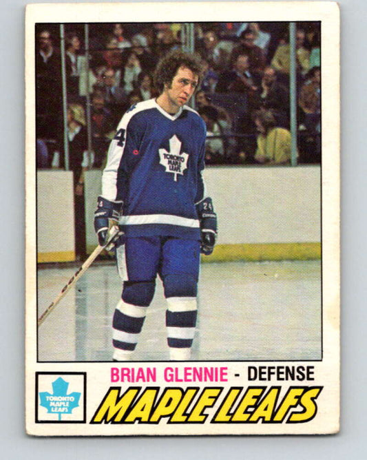 1977-78 O-Pee-Chee #275 Brian Glennie  Toronto Maple Leafs  V14893