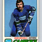 1977-78 O-Pee-Chee #277 John Grisdale  Vancouver Canucks  V14903