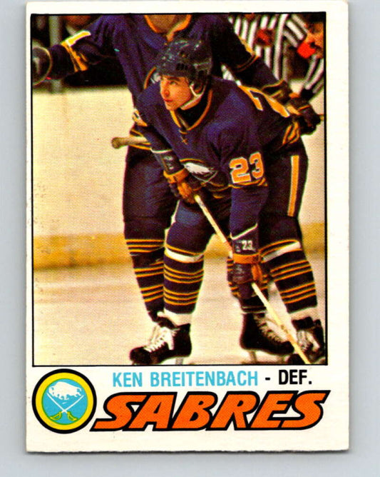 1977-78 O-Pee-Chee #279 Ken Breitenbach  RC Rookie Buffalo Sabres  V14909