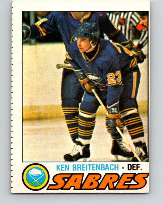 1977-78 O-Pee-Chee #279 Ken Breitenbach  RC Rookie Buffalo Sabres  V14915