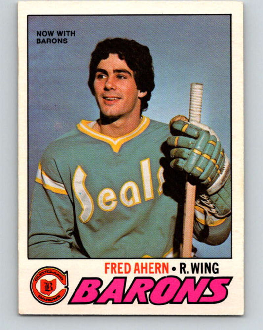 1977-78 O-Pee-Chee #280 Fred Ahern  Cleveland Barons  V14918