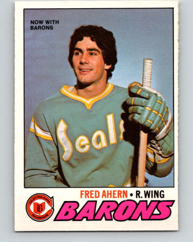 1977-78 O-Pee-Chee #280 Fred Ahern  Cleveland Barons  V14921