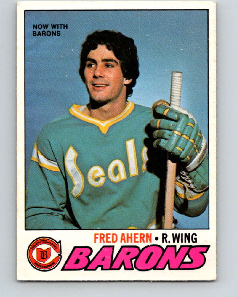 1977-78 O-Pee-Chee #280 Fred Ahern  Cleveland Barons  V14925