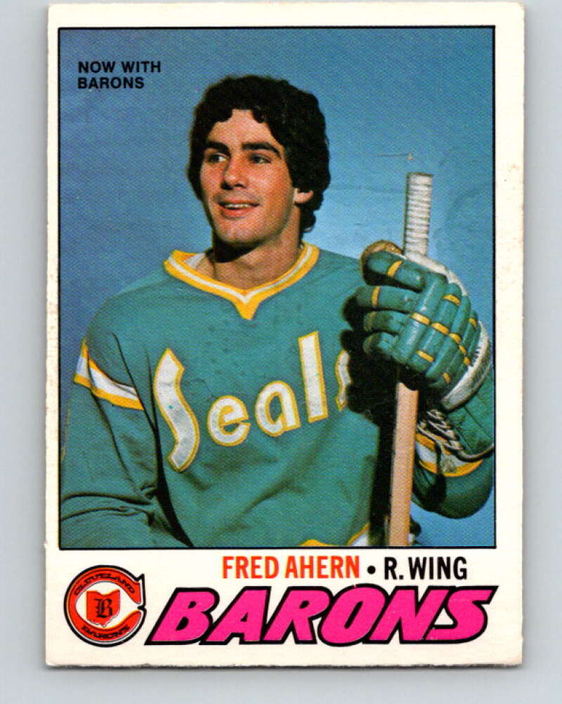 1977-78 O-Pee-Chee #280 Fred Ahern  Cleveland Barons  V14927