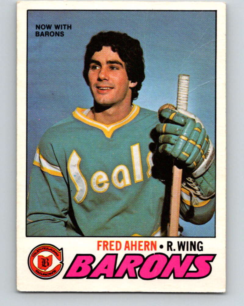 1977-78 O-Pee-Chee #280 Fred Ahern  Cleveland Barons  V14928