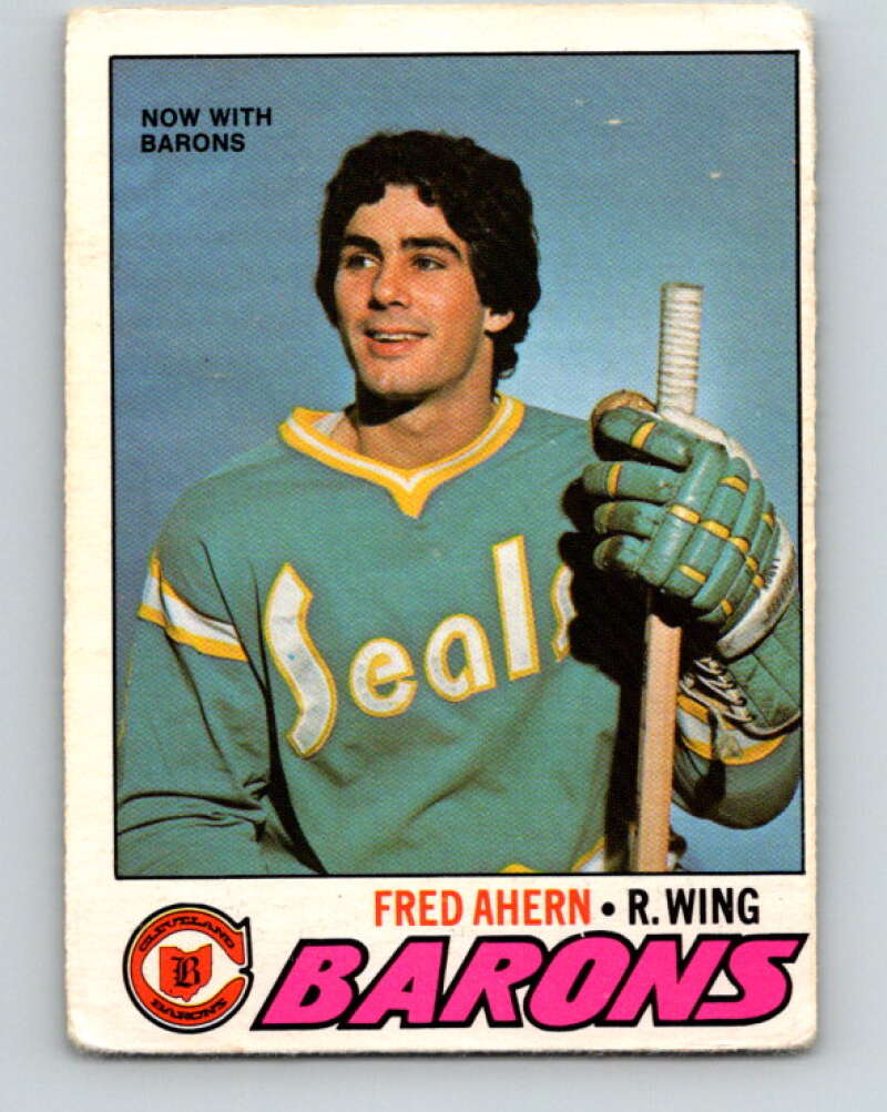 1977-78 O-Pee-Chee #280 Fred Ahern  Cleveland Barons  V14929