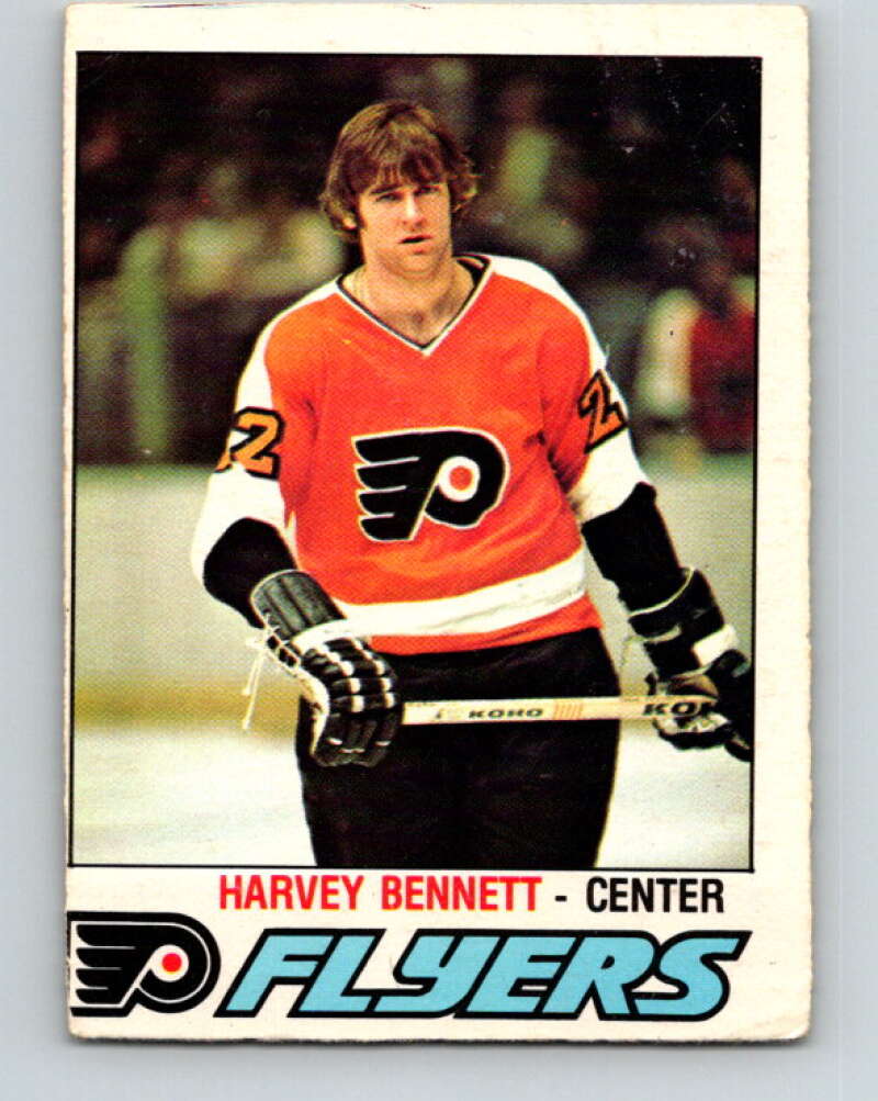 1977-78 O-Pee-Chee #282 Harvey Bennett  RC Rookie Philadelphia Flyers  V14939