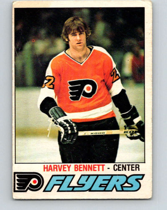 1977-78 O-Pee-Chee #282 Harvey Bennett  RC Rookie Philadelphia Flyers  V14940