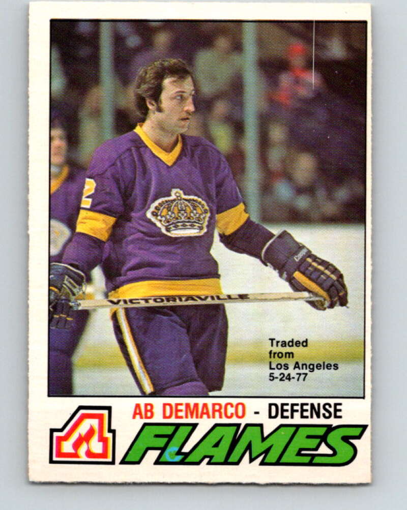 1977-78 O-Pee-Chee #283 Ab DeMarco  Atlanta Flames  V14941