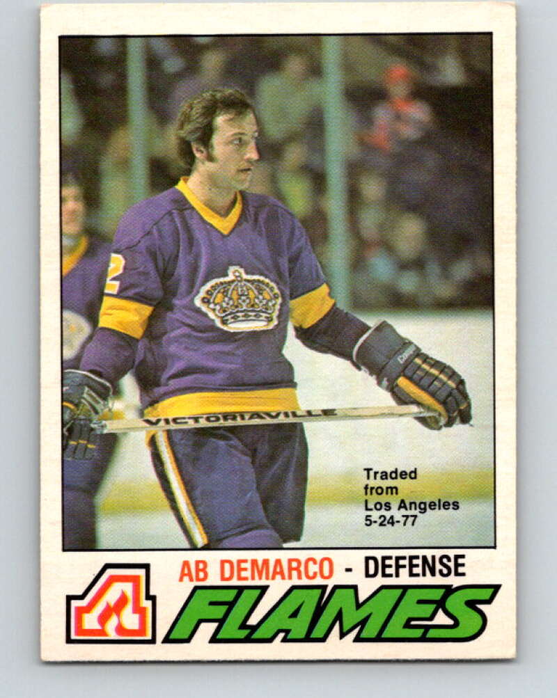 1977-78 O-Pee-Chee #283 Ab DeMarco  Atlanta Flames  V14942