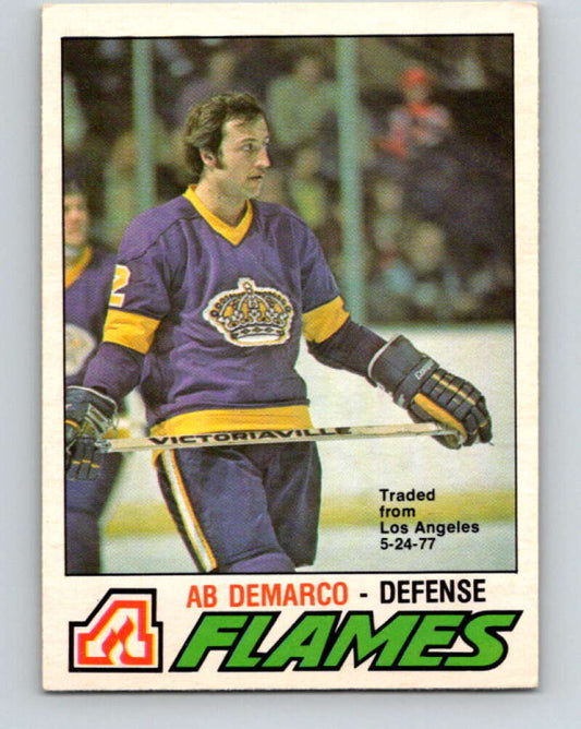 1977-78 O-Pee-Chee #283 Ab DeMarco  Atlanta Flames  V14942