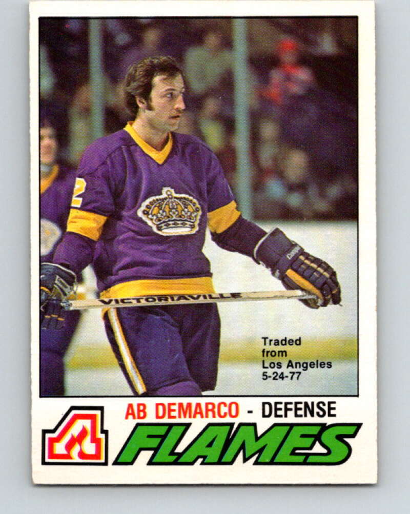 1977-78 O-Pee-Chee #283 Ab DeMarco  Atlanta Flames  V14943