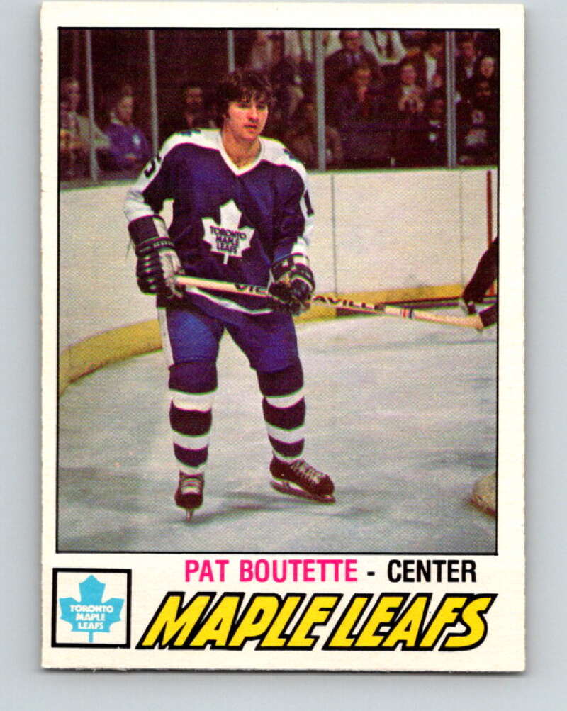 1977-78 O-Pee-Chee #284 Pat Boutette  Toronto Maple Leafs  V14952