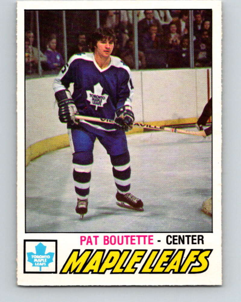 1977-78 O-Pee-Chee #284 Pat Boutette  Toronto Maple Leafs  V14953