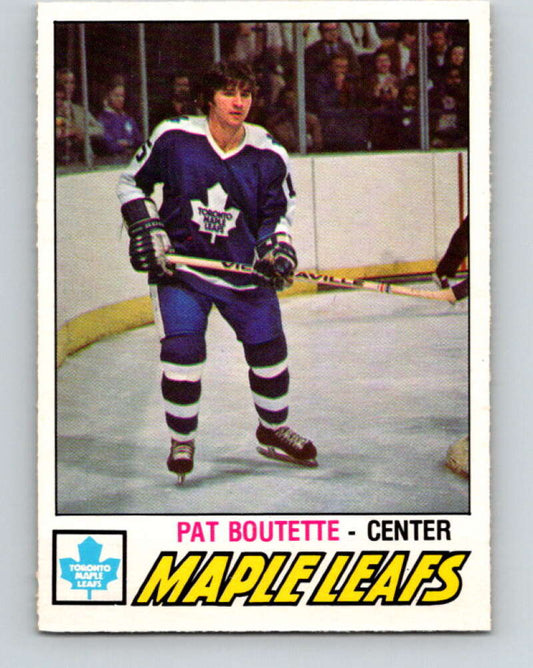 1977-78 O-Pee-Chee #284 Pat Boutette  Toronto Maple Leafs  V14953
