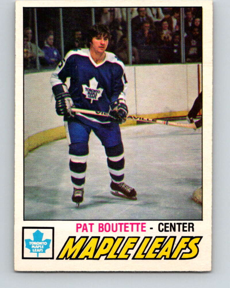 1977-78 O-Pee-Chee #284 Pat Boutette  Toronto Maple Leafs  V14954