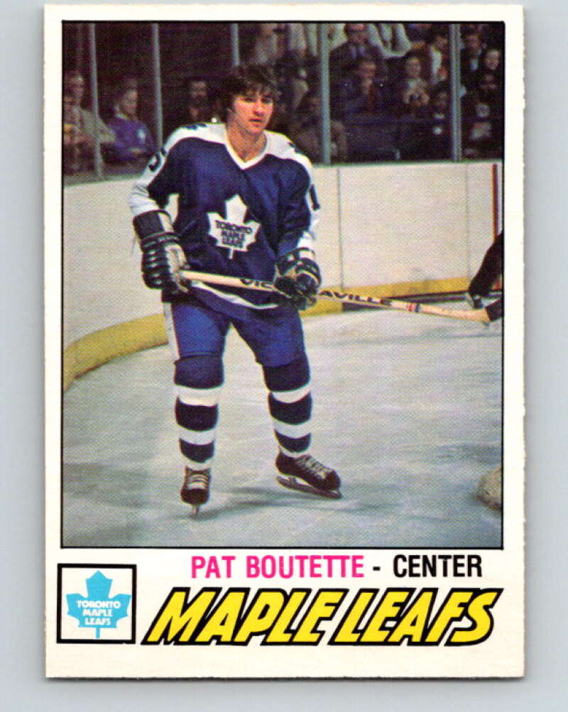 1977-78 O-Pee-Chee #284 Pat Boutette  Toronto Maple Leafs  V14955