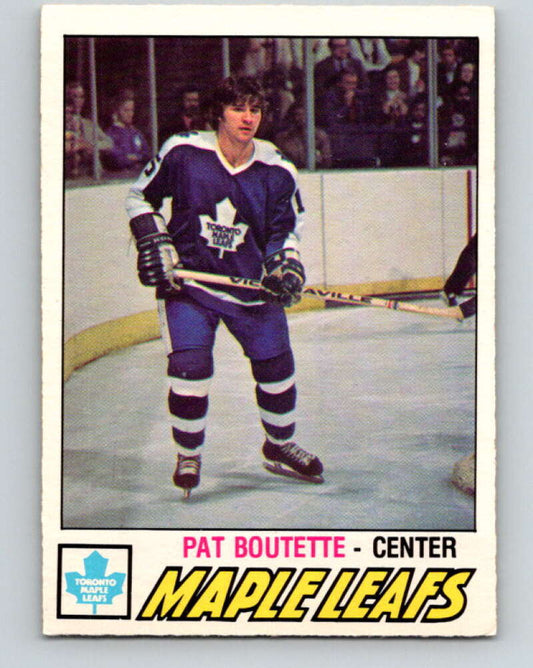 1977-78 O-Pee-Chee #284 Pat Boutette  Toronto Maple Leafs  V14956