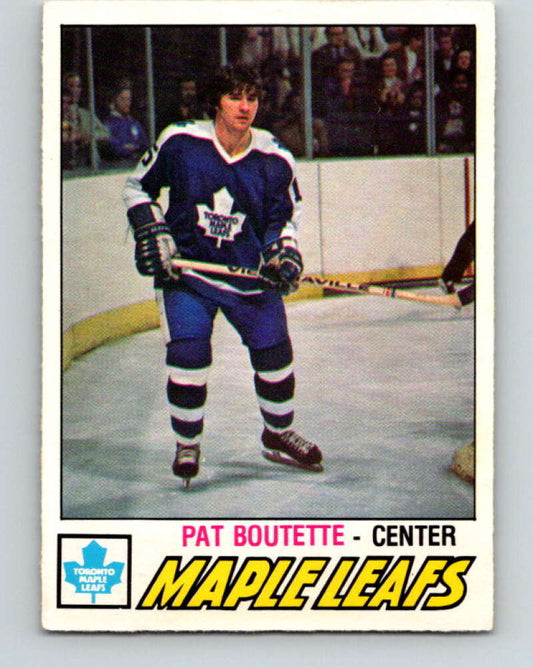 1977-78 O-Pee-Chee #284 Pat Boutette  Toronto Maple Leafs  V14960