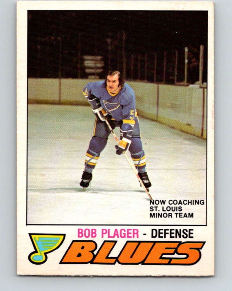 1977-78 O-Pee-Chee #285 Bob Plager  St. Louis Blues  V14965