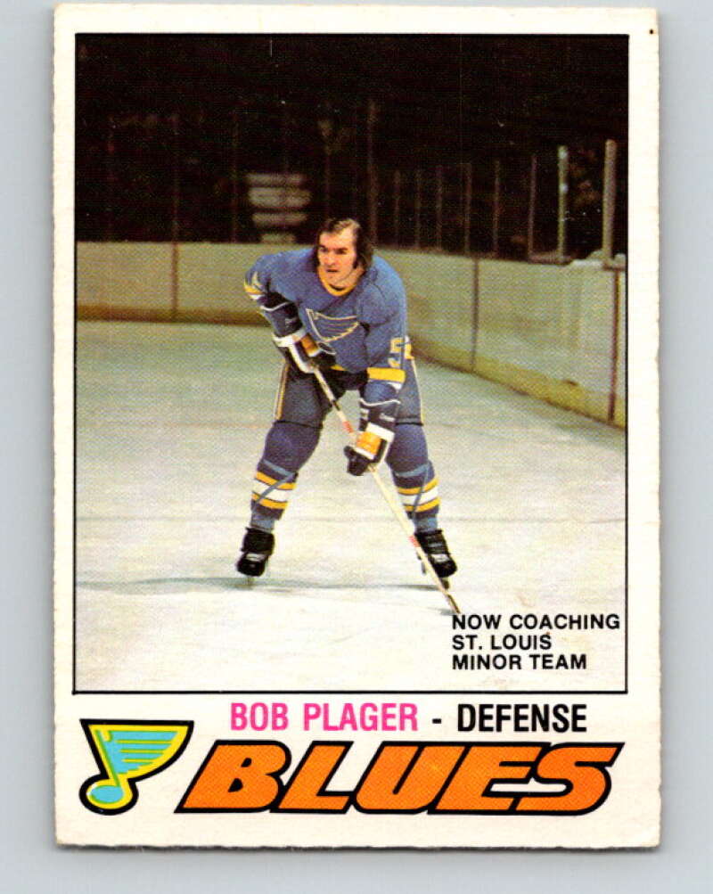 1977-78 O-Pee-Chee #285 Bob Plager  St. Louis Blues  V14966