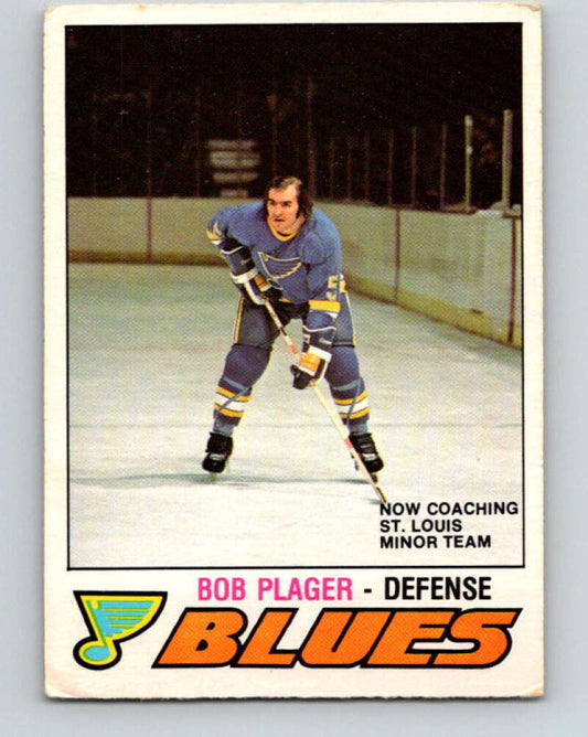 1977-78 O-Pee-Chee #285 Bob Plager  St. Louis Blues  V14967