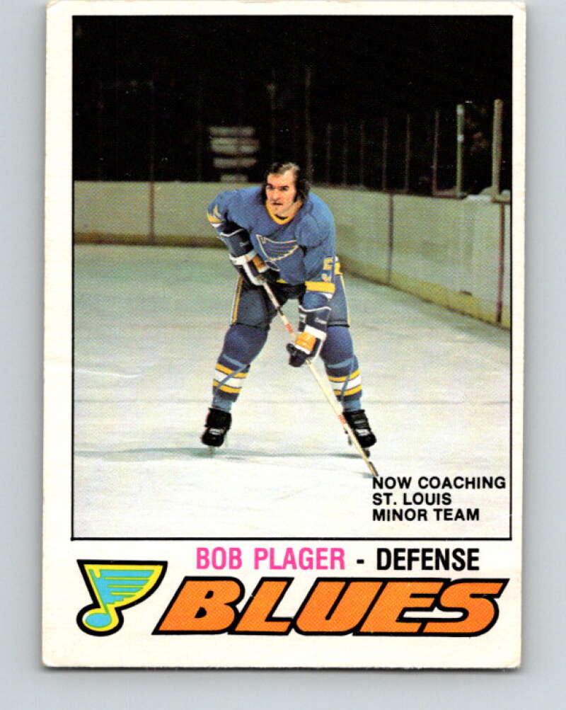 1977-78 O-Pee-Chee #285 Bob Plager  St. Louis Blues  V14968