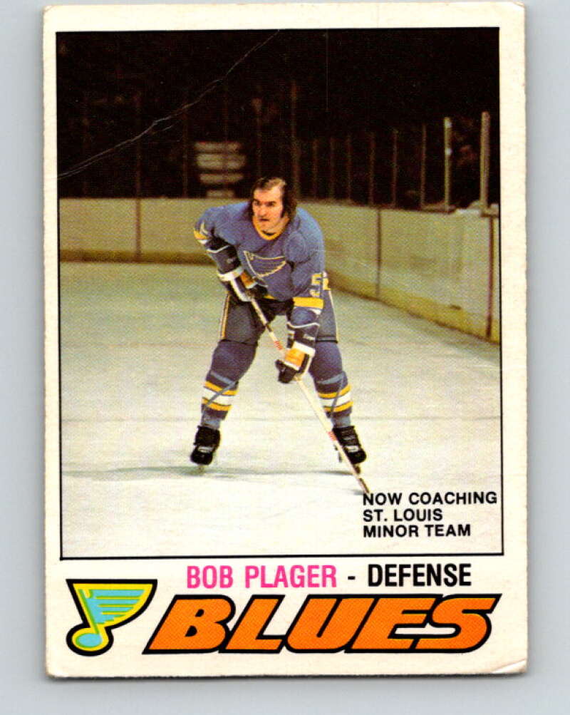 1977-78 O-Pee-Chee #285 Bob Plager  St. Louis Blues  V14970