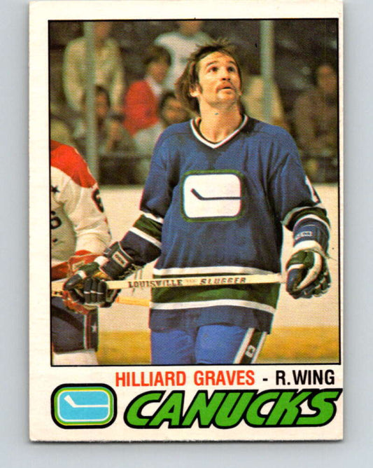 1977-78 O-Pee-Chee #286 Hilliard Graves  Vancouver Canucks  V14971