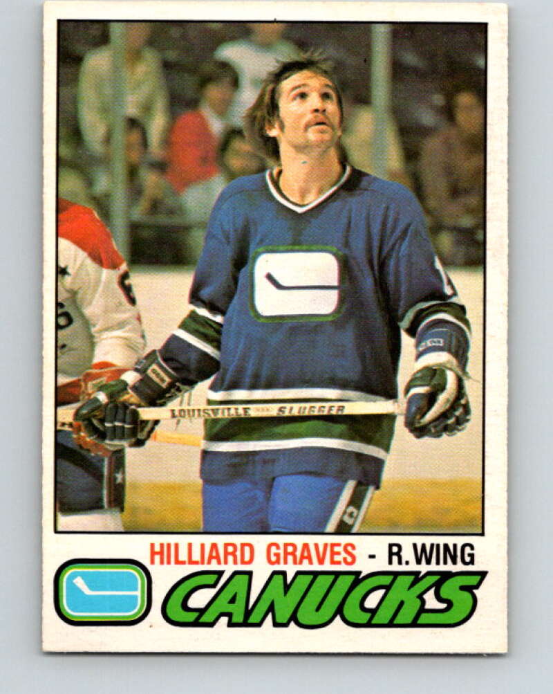 1977-78 O-Pee-Chee #286 Hilliard Graves  Vancouver Canucks  V14973