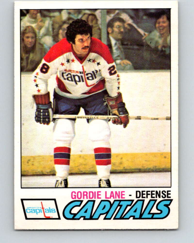 1977-78 O-Pee-Chee #287 Gord Lane  RC Rookie Washington Capitals  V14975