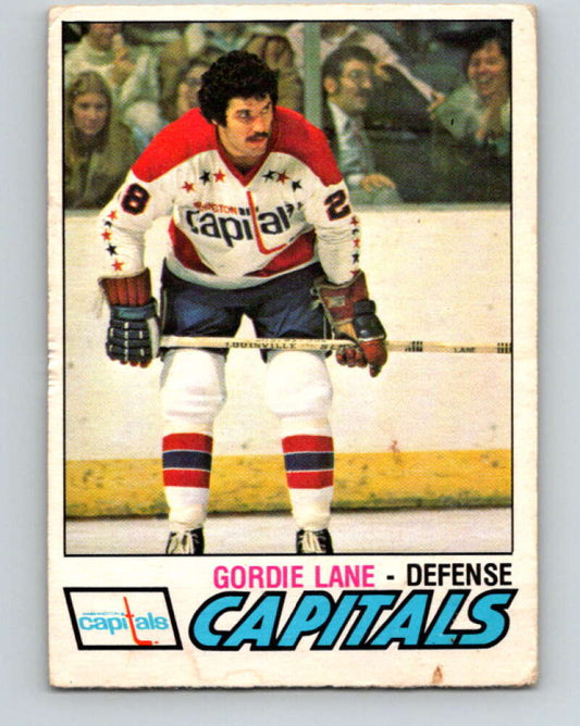 1977-78 O-Pee-Chee #287 Gord Lane  RC Rookie Washington Capitals  V14977