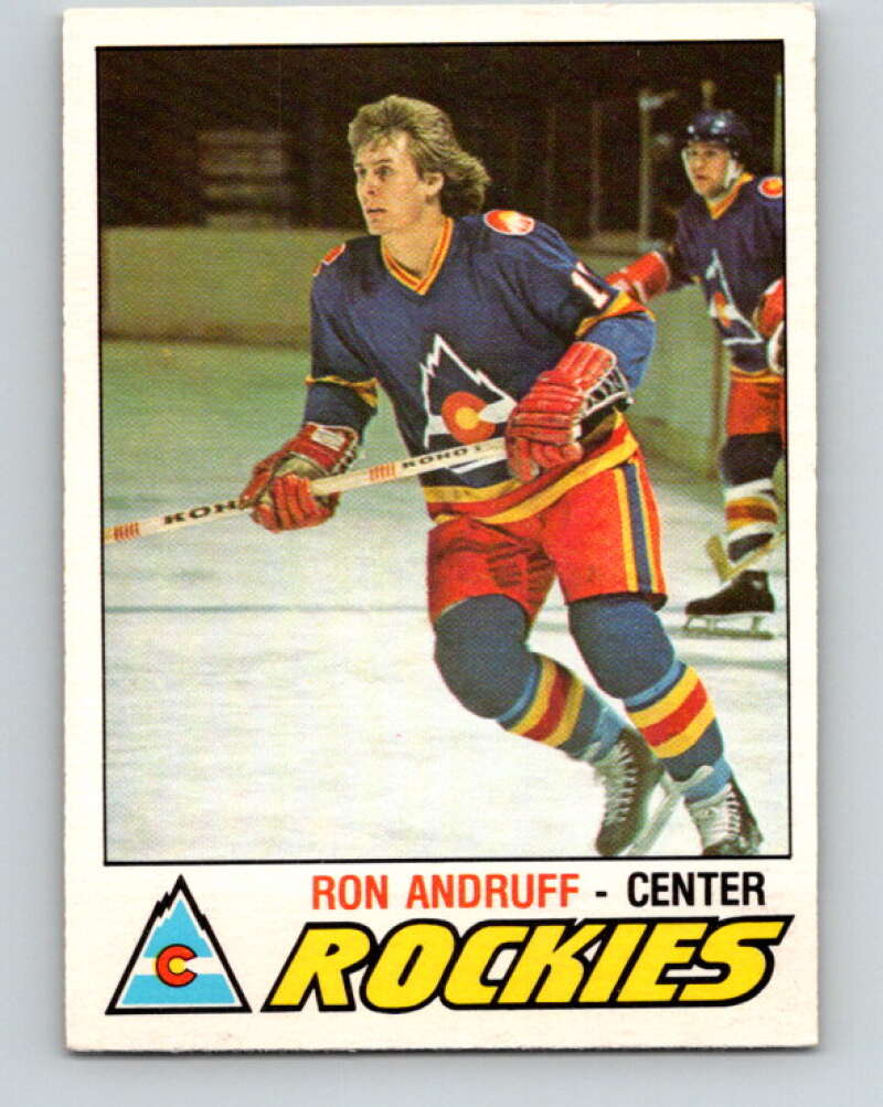 1977-78 O-Pee-Chee #288 Ron Andruff  RC Rookie Colorado Rockies  V14980