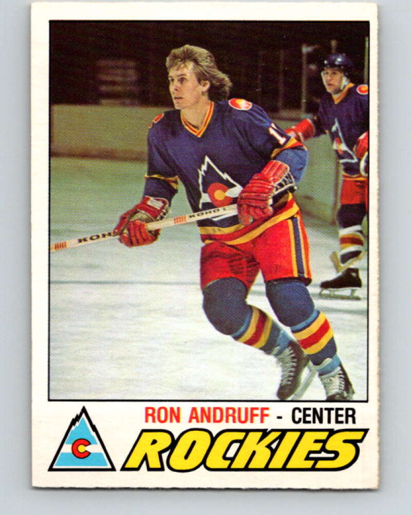 1977-78 O-Pee-Chee #288 Ron Andruff  RC Rookie Colorado Rockies  V14982