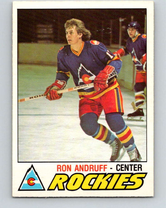 1977-78 O-Pee-Chee #288 Ron Andruff  RC Rookie Colorado Rockies  V14985